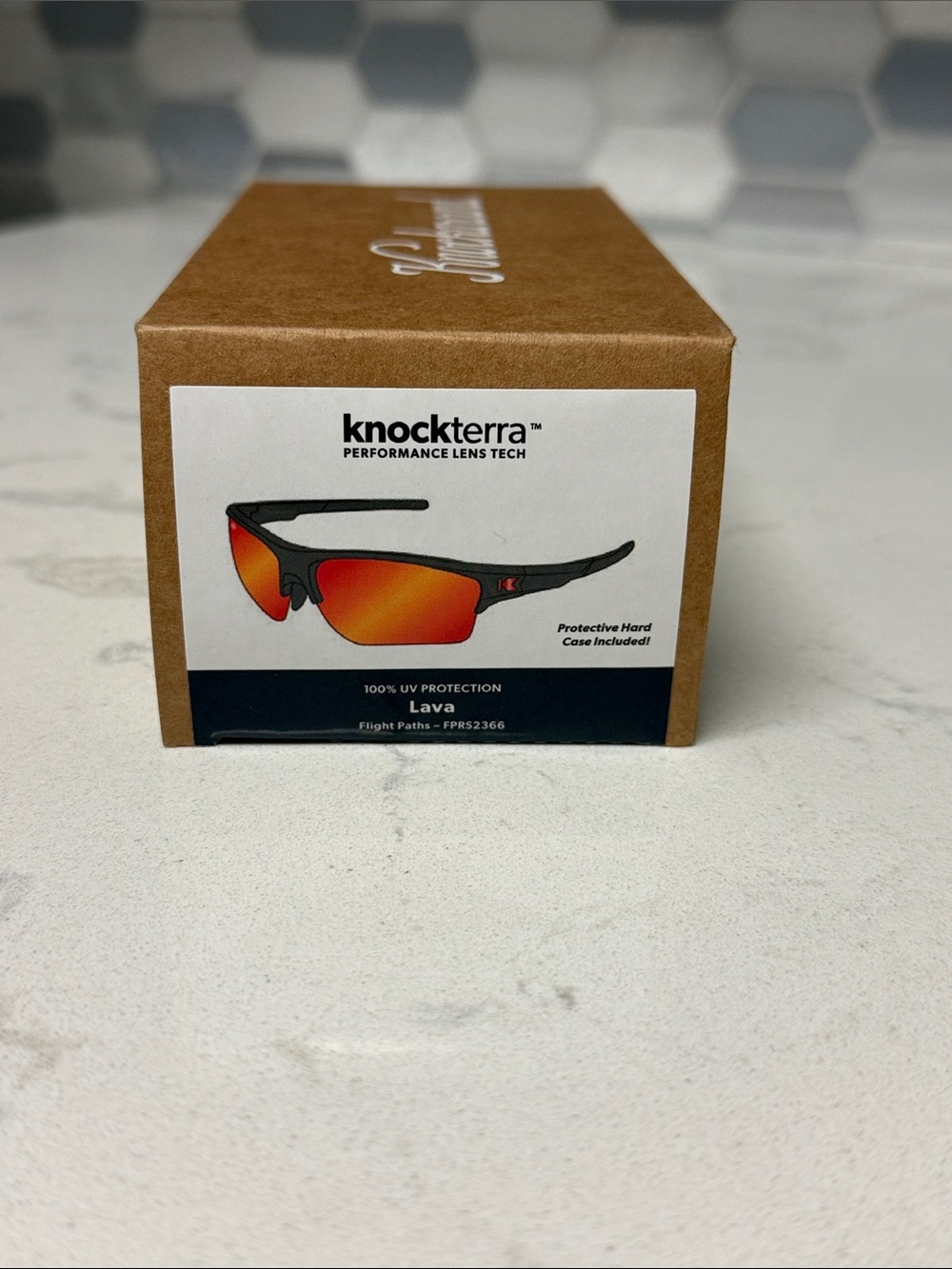 knockterra "Lava" Performance Sunglasses - Red/Black